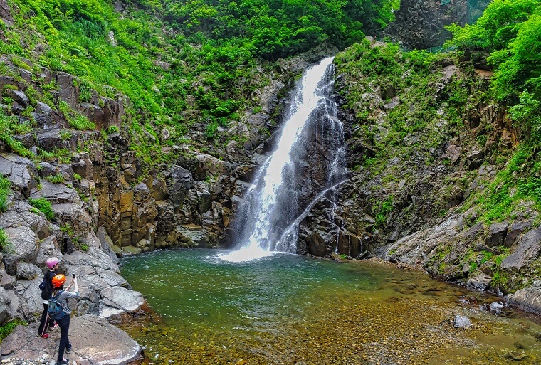 暗門渓谷 暗門第3の滝 青森県