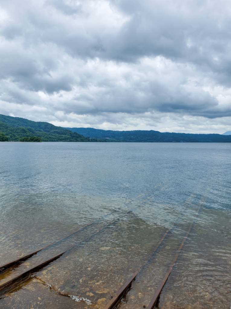 洞爺湖 湖底線路