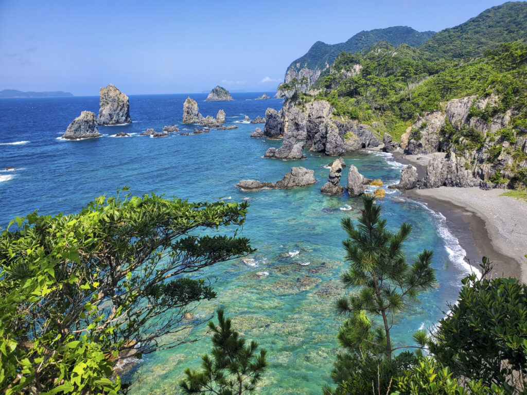 青海島 海上アルプス 青海島自然研究路