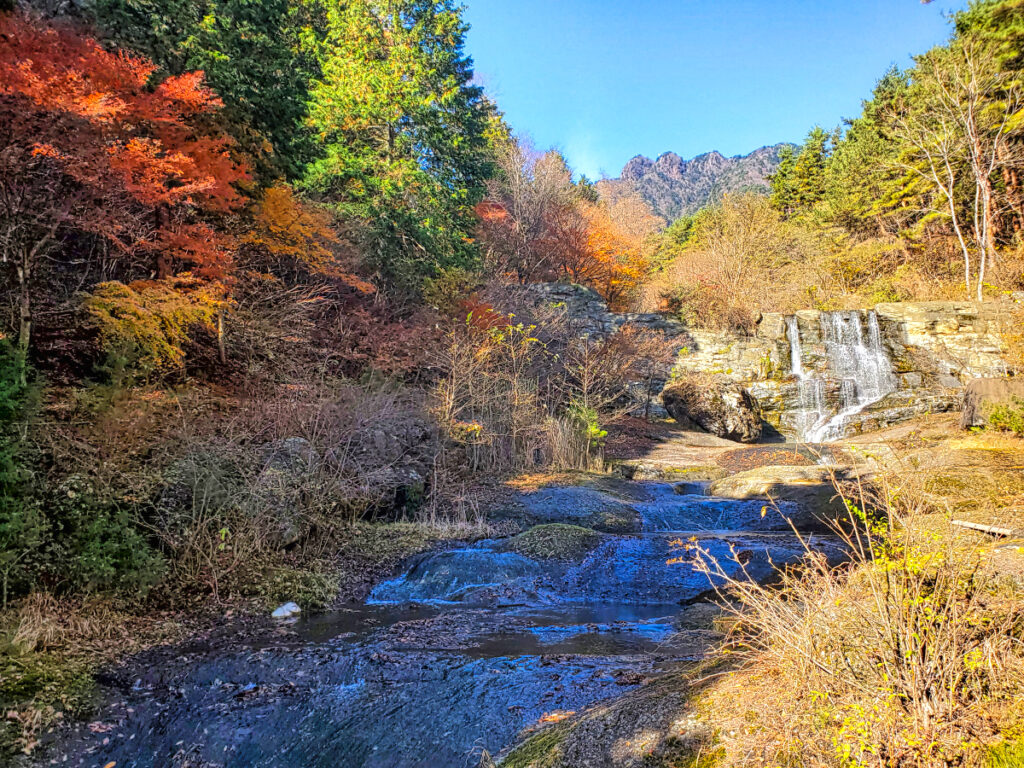 神鈴の滝遊歩道 山梨県