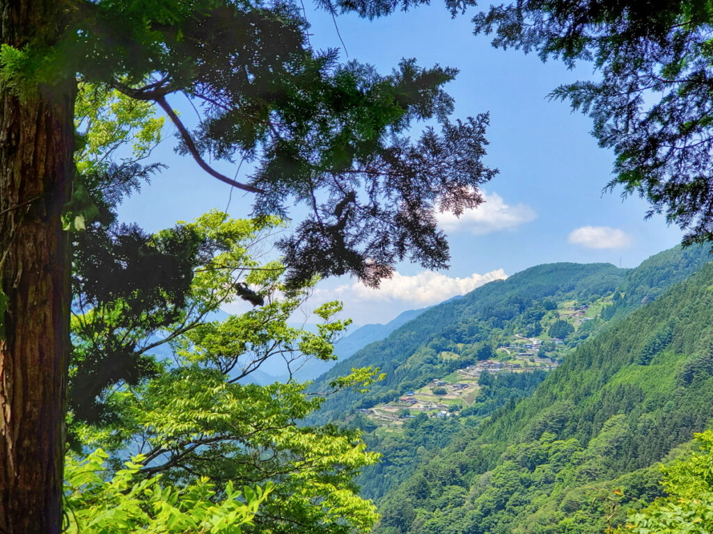 下栗の里 前が岩展望台 長野県
