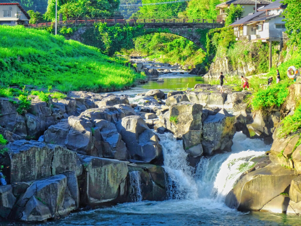 迫間橋・迫間滝 熊本県