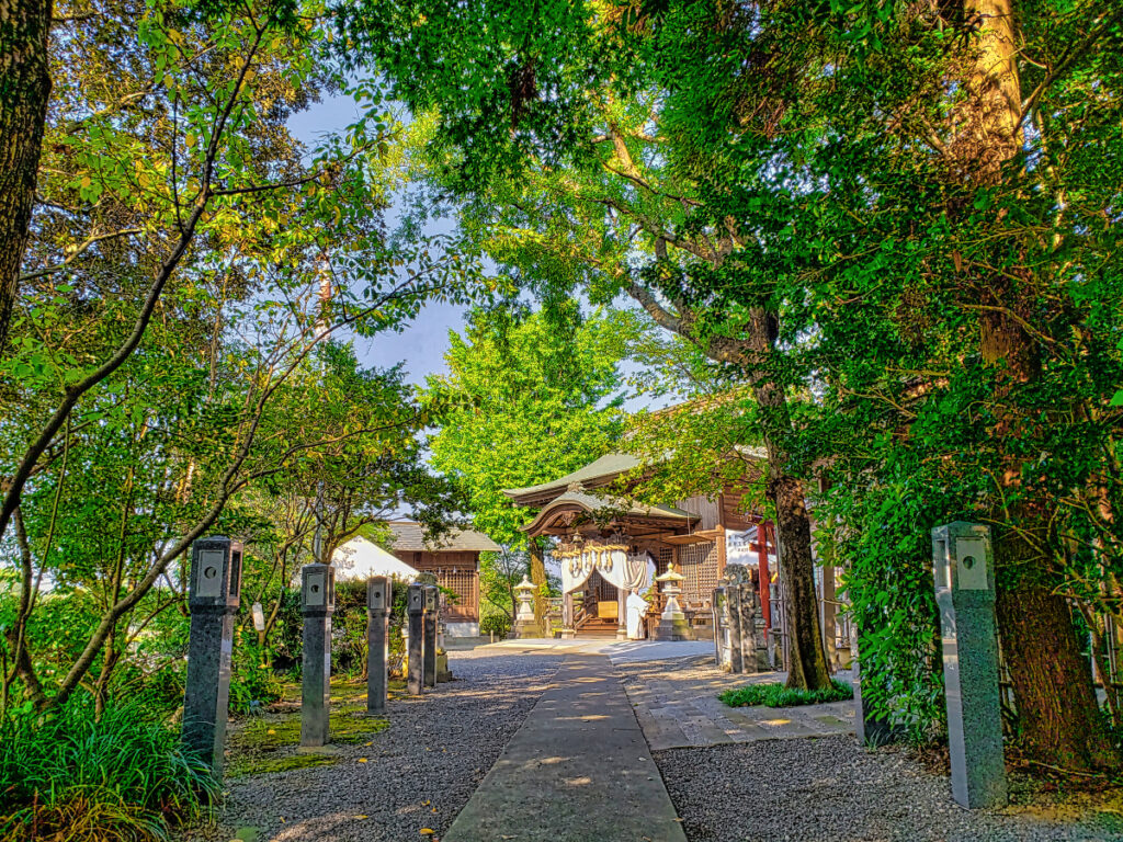 夫婦神の浮島神社 熊本県
