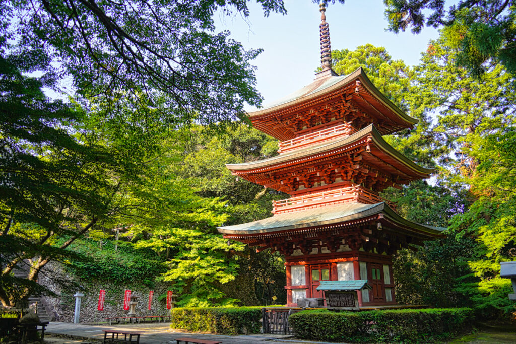 油山寺 三重塔 静岡県