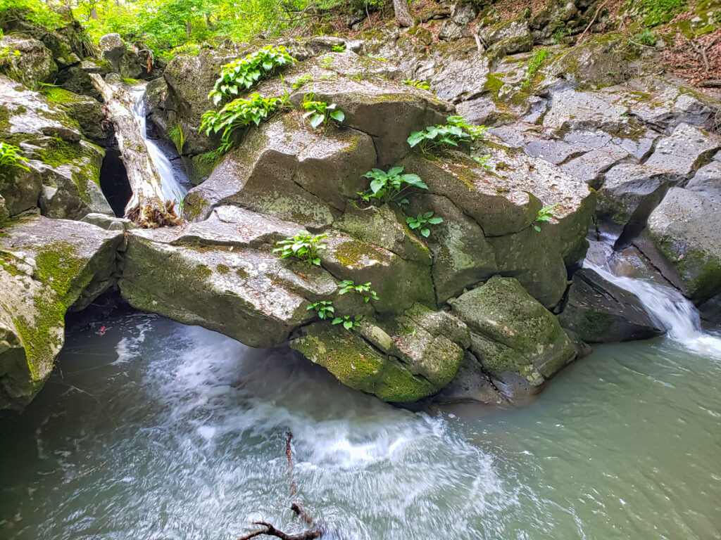 神鍋溶岩流 釜淵・釜淵滝 兵庫県