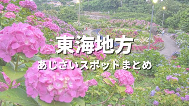 【東海】紫陽花の有名スポットを巡る絶景ドライブ・あじさい観光スポット