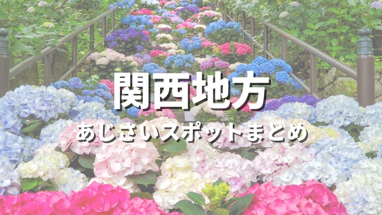 【関西】紫陽花の有名スポットを巡る絶景ドライブ・あじさい観光スポット