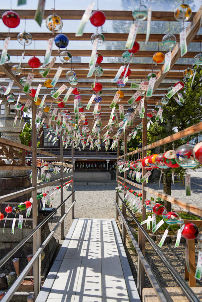 五泉八幡宮 風鈴 新潟県