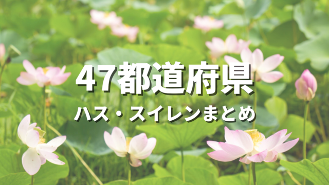 【全国】ハス・スイレンの絶景スポットおすすめ30選！夏の花が映える人気観光名所と開花・見頃時期・お出かけ情報まとめ
